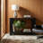 Caroyn Axis Modern 2-tone Console Table, Walnut-1654972126