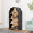4-Tier Arched Bookshelf