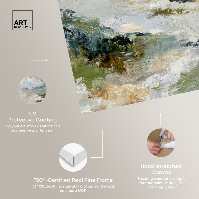 "Mountain Mist", reproduction d'art sur toile par Art Remedy, galerie tendue, 10 x 15, H 15 po x l 10 po, Canvas Unframed