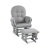 Cleo Wooden Glider and Ottoman-98415159-98415160