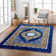 Serenity Large Area Rug With Non-Slip PVC Backing Oriental Style 200x300cm Carpet For Living Room, Bedroom, Lounge, Or Dining Room