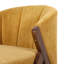 Chaise d'appoint rembourrée avec pieds en bois en forme de Y (ensemble de 2)-679836644