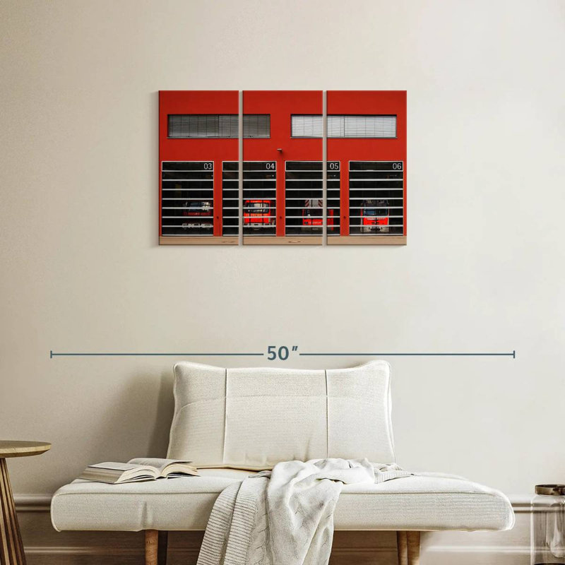 Fire Station In Esslingen, 20" H x 33" W