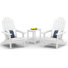 Outdoor Adirondack Chair With Table