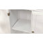 Armoire de cuisine, armoire de plancher avec plateau en bois massif, tablette réglable et 3 tiroirs, blanc-2080503161