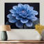 Monochromes noirs et bleus, fleurs de Dahlia - art mural Dahlia-971488429-934243753