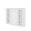 Armoire à pharmacie de 35 po x 27,5 po, armoire de salle de bain murale avec porte miroir, armoire de salle de bain murale avec six tablettes ouvertes, unité de rangement murale-965276146