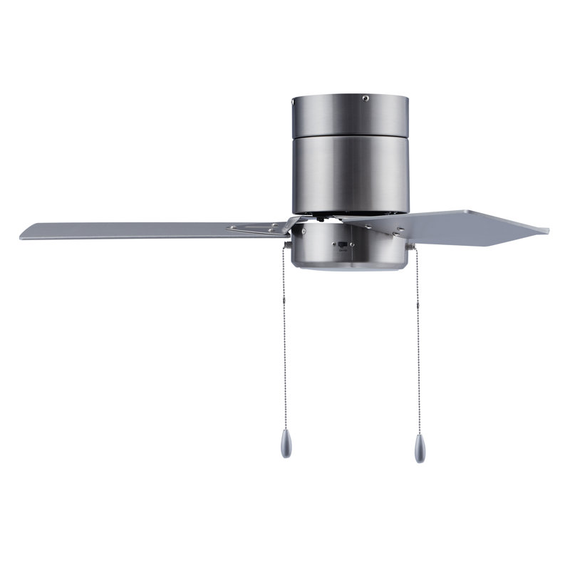 Hodson 42" 3-Blade Indoor Ceiling Fan, 232, Brushed Nickel, Brushed Nickel