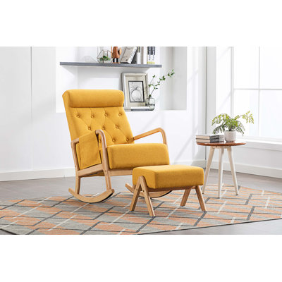 Chaise berçante Solid + PlyWood
