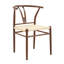 Chaise avec accoudoirs de style médiéval en forme de Y Wesborn-100409664-100409666