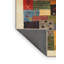 Tapis beige/gris/rouge contemporain-788317445
