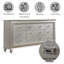 Commode à finition champagne-289281597