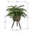 Antonella 30'' Faux Palm Plant in Wicker/Rattan Basket-515912828