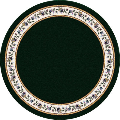Alminus Symphony Emerald Floral Area Rug
