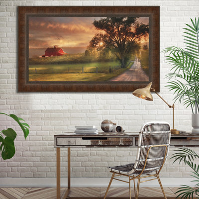 " Country Lane Sunset "