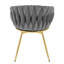 Dining Room Chairs, Kitchen Chairs, Living Room Chairs, With Metal Frame, Ergonomic, 360° Rotation, For Kitchen, Living Room, Balcony, Velvet Seat-1469440720-1449839208