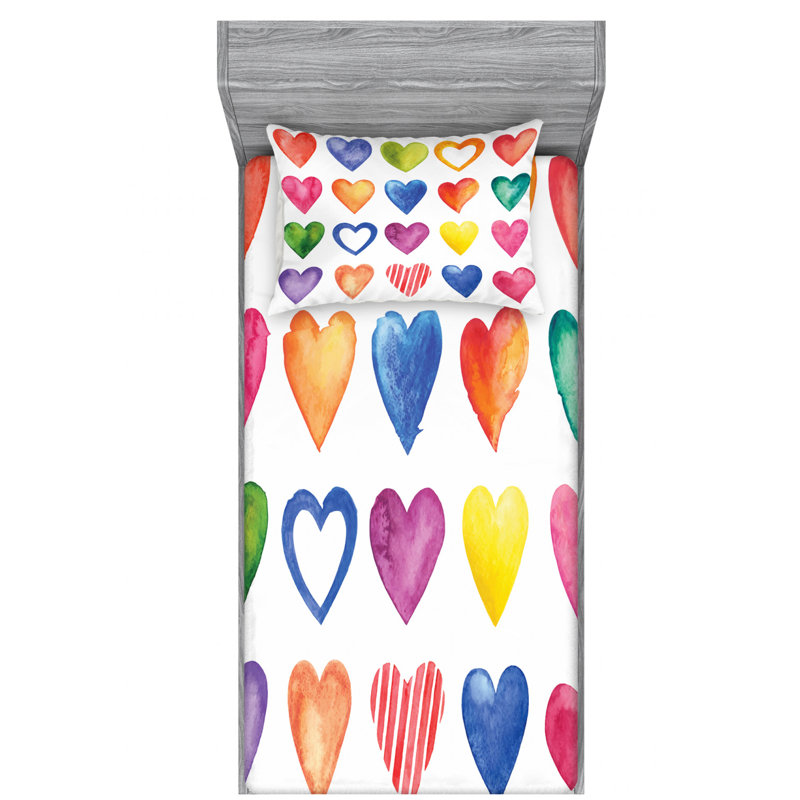 Microfiber Sheet Set, Twin XL Sheet Set with Fitted Sheet