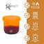Silipint: Bols à couvercle en silicone de 10 oz: paquet de 2 Sun Storm - incassable, flexible, four à micro-ondes, lave-vaisselle, antidérapant
