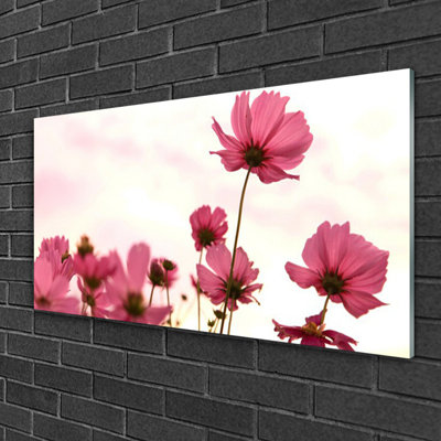 Flowers - No Frame Print on Glass