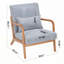 Chaise de lecture rembourrée avec structure en bois massif-975584178-887024979