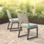 8 Piece Sunbrella Outdoor Patio Dining Chairs - Navy-497285586-497285587