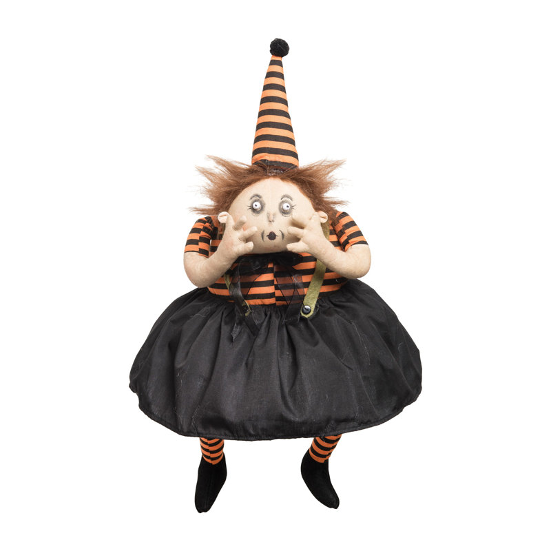 Figurine de poupée d'art Queenie Spooky Girl Joe Spencer Gathered Traditions