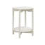 Table de bout ronde avec tablette ouverte pour le salon, mobilier moderne polyvalent et élégant-27068880