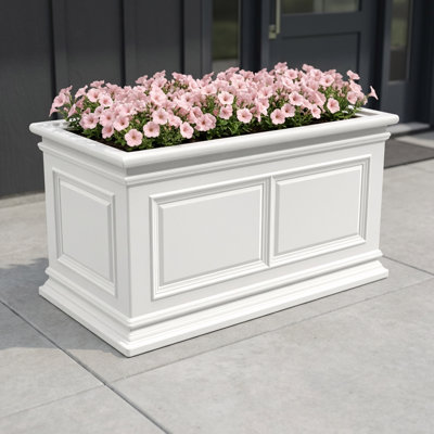 Boîte à fleurs en plastique Covington