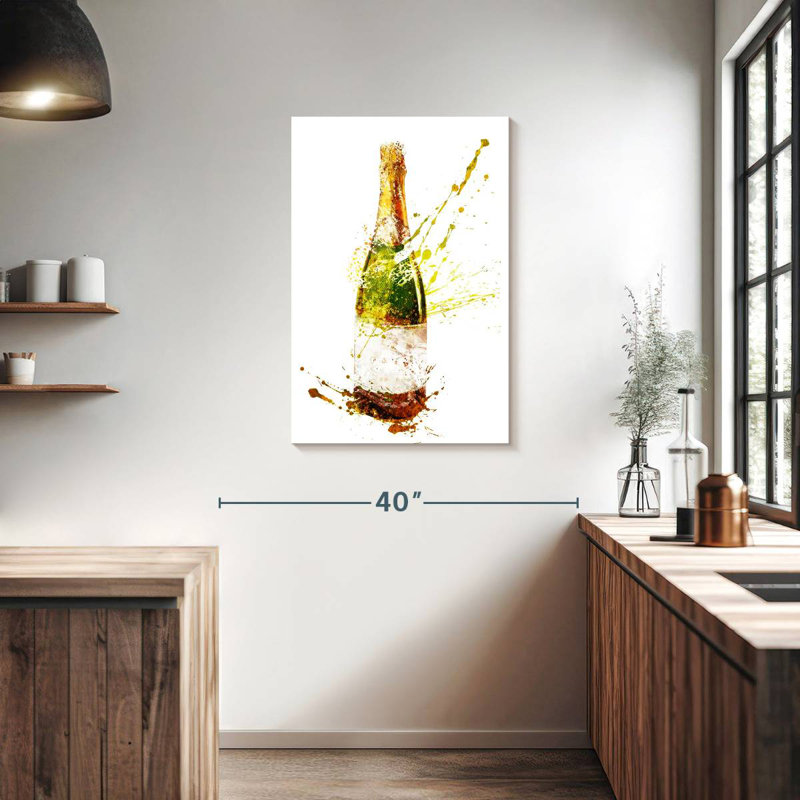 Yarlin Abstract Bottle, 36" H x 24" W