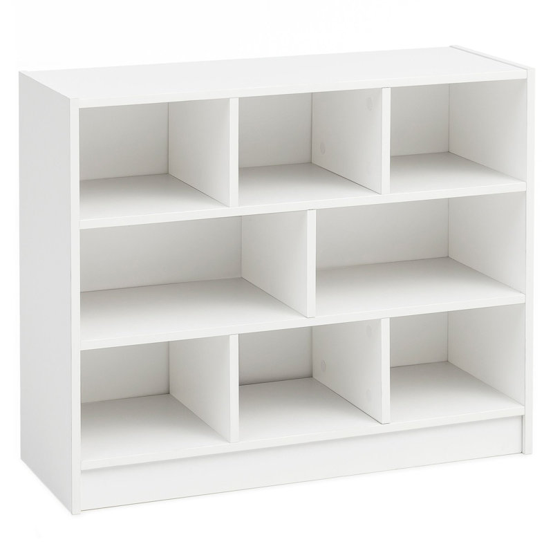 Cutler Bay 173.99cm H x 80cm W Standard Bookcase, White