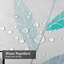 Rideau de douche Blue Blossom Spring Flowers-2065173769