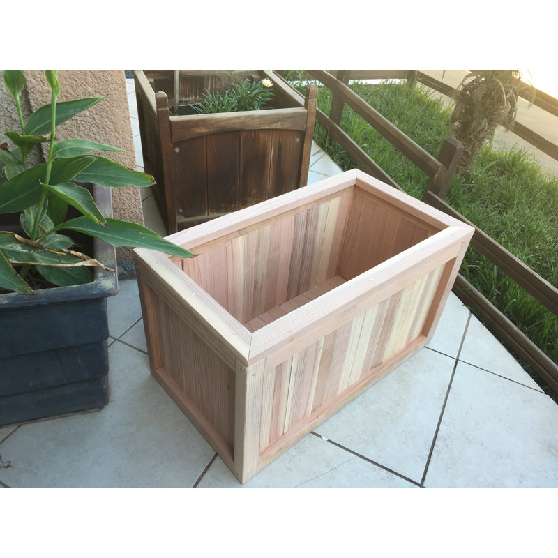 Douthitt Wood Planter Box, 18"H x 32"W x 18"D