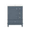Meuble-lavabo de salle de bain avec lavabo, 3 tiroirs et une porte avec supports de rangement-1414485628-1414485571