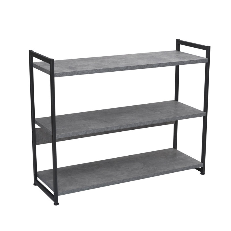 Gateshead Bookcase, Grey/Black