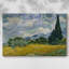 Un champ de blé avec des cyprès-Vincent van Gogh-Toile tendue avec châssis-1889-612370713