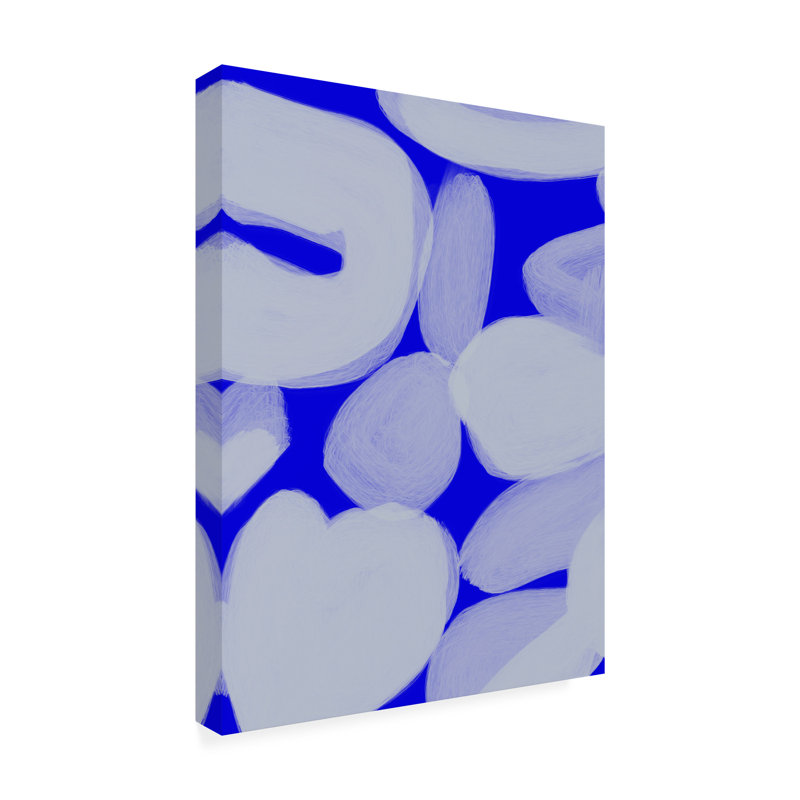 Art sur toile Yopie Studio Cobalt V, H 47 po x l 35 po x P 2 po