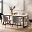 120 cm Acacia Rectangular Wood Top Dining Table with Iron Base