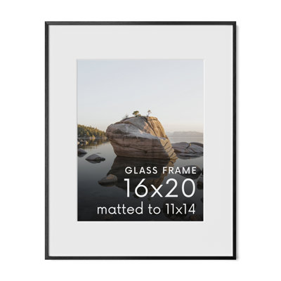 Cadre photo en métal avec verre