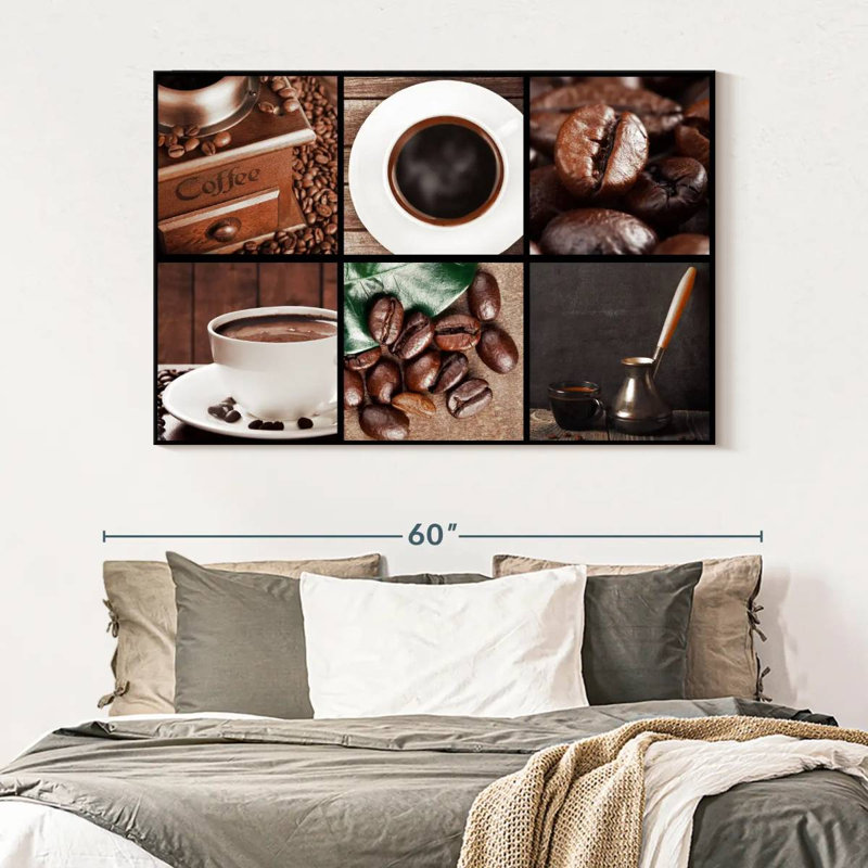 Yarlin Coffee Collage, 34" H x 51" W