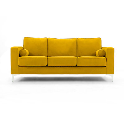 Georgio 3 Seater Velvet Sofa