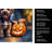 Chocolate Labradoodle Puppy Halloween Kitchen Towel-223250163