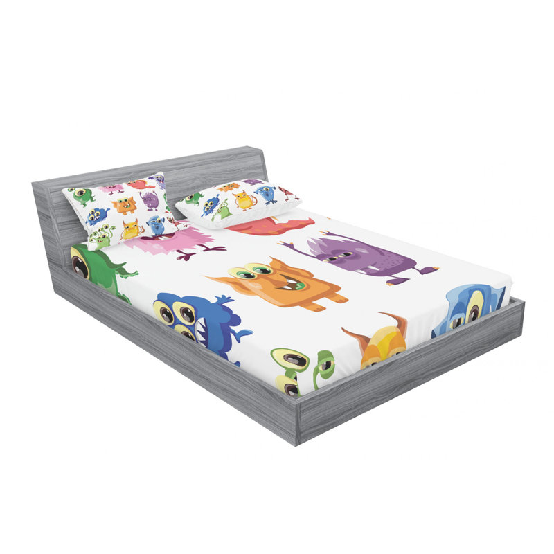 Microfiber Sheet Set, Full Sheet Set with Fitted Sheet