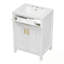 Meuble-lavabo avec lavabo et 2 portes à fermeture douce-1490041069