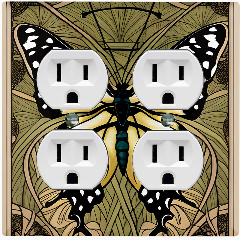 2 - Gang Duplex Outlet Standard Wall Plate