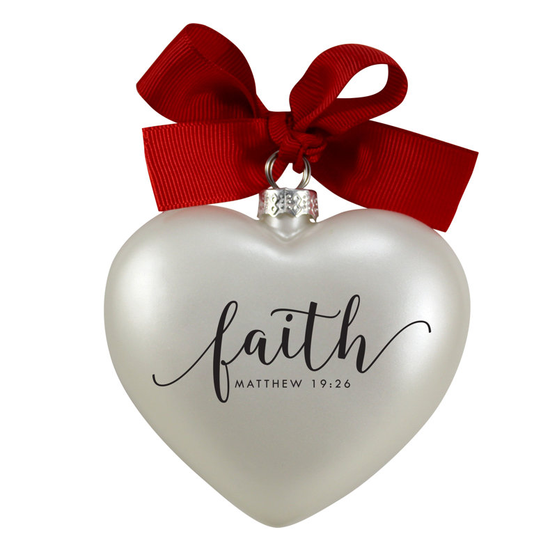 Ornement suspendu Heart Faith
