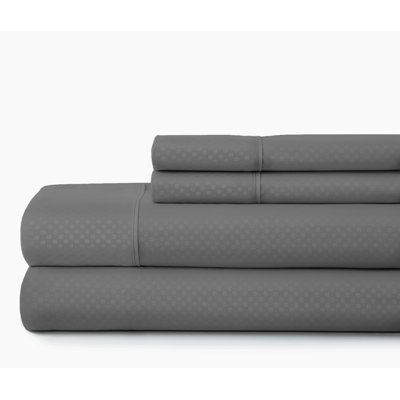 Becky Cameron Checkered Embossed Bed Sheet Set