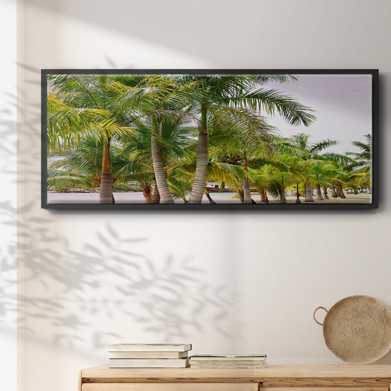 «Summer Day», reproduction sur toile flottante, H 20 po x l 50 po x P 1,5 po, Noir