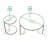 2 Piece Nesting Coffee Tables-1222233788