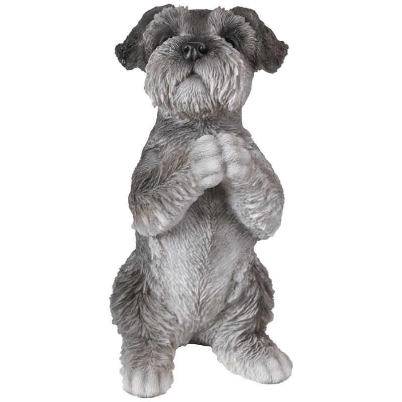 Statue chiot Schnauzer