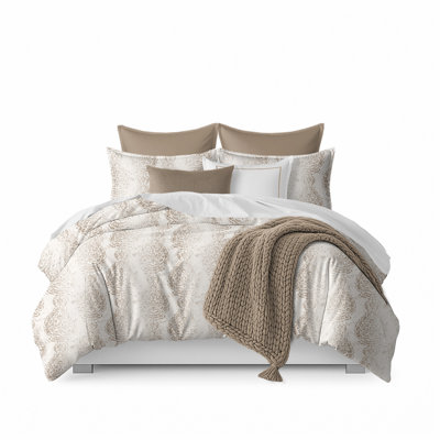Rowan Sand Duvet Cover & 2 Shams Set Full/Double